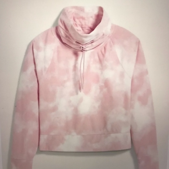 Old Navy Cropped Fleece Funnel Neck Top Medium | Go-Warm Active NWT - Picture 13 of 13